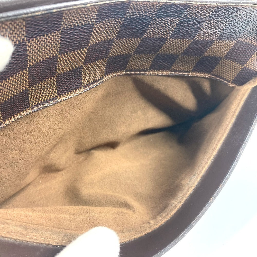 LOUIS VUITTON N51993 ダミエ サンルイ クラッチバッグ カバン ポーチ ストラップ付 セカンドバッグ ダミエキャンバス ユニセックス エベヌ ブラウン - brandshop-reference