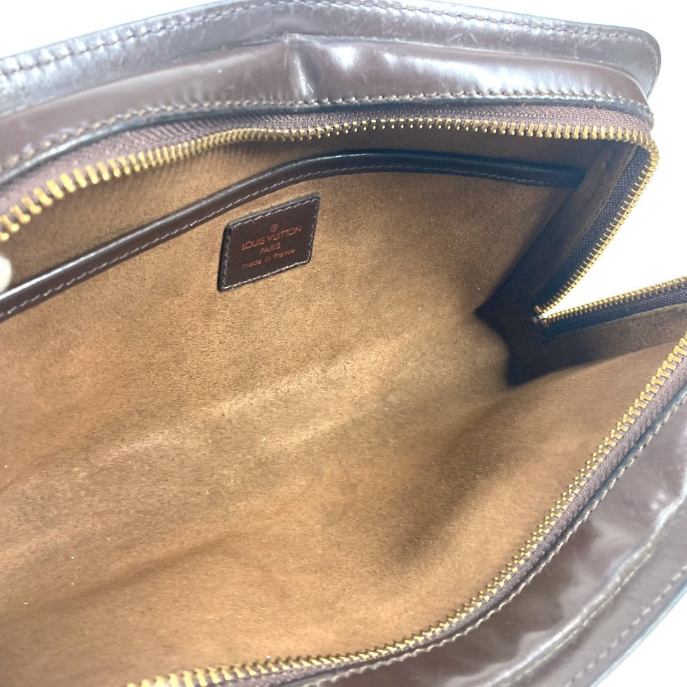 LOUIS VUITTON N51993 ダミエ サンルイ クラッチバッグ カバン ポーチ ストラップ付 セカンドバッグ ダミエキャンバス ユニセックス エベヌ ブラウン - brandshop-reference