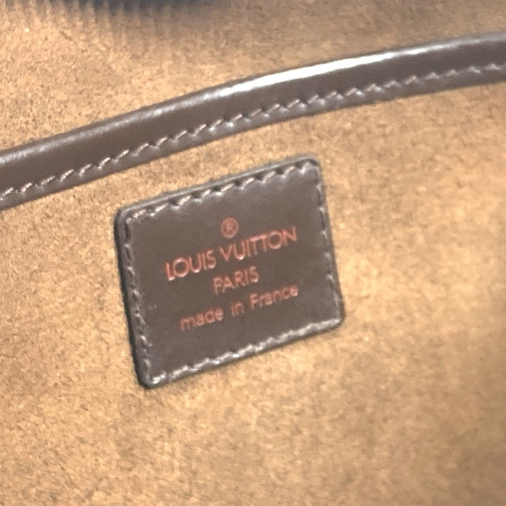 LOUIS VUITTON N51993 ダミエ サンルイ クラッチバッグ カバン ポーチ ストラップ付 セカンドバッグ ダミエキャンバス ユニセックス エベヌ ブラウン - brandshop-reference