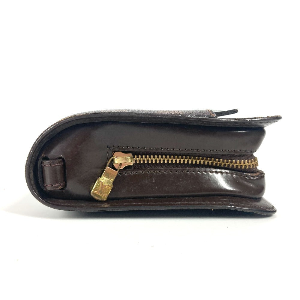 LOUIS VUITTON N51993 ダミエ サンルイ クラッチバッグ カバン ポーチ ストラップ付 セカンドバッグ ダミエキャンバス ユニセックス エベヌ ブラウン - brandshop-reference