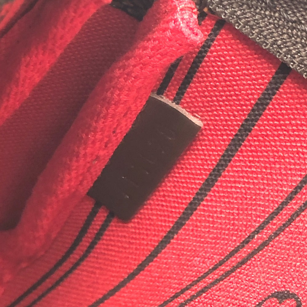 LOUIS VUITTON N58011 ミニポシェット アクセソワール T&B ミニバッグ アクセサリーポーチ ダミエキャンバス レディース エベヌ ブラウン