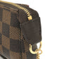 LOUIS VUITTON N58011 ミニポシェット アクセソワール T&B ミニバッグ アクセサリーポーチ ダミエキャンバス レディース エベヌ ブラウン
