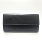 LOUIS VUITTON M63742 ポルトフォイユ サラ 2つ折り 財布 ウォレット 長財布 エピレザー レディース ブラック
