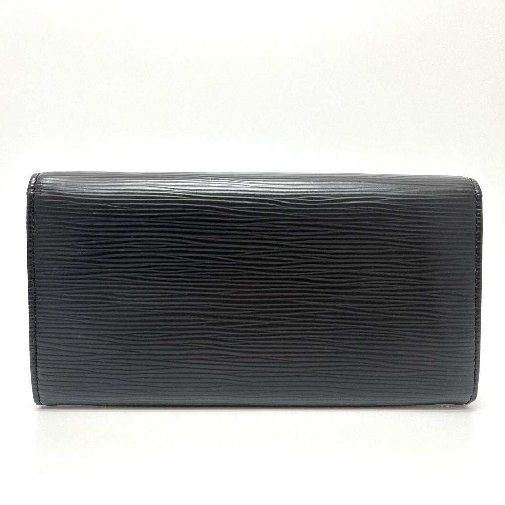 LOUIS VUITTON M63742 ポルトフォイユ サラ 2つ折り 財布 ウォレット 長財布 エピレザー レディース ブラック