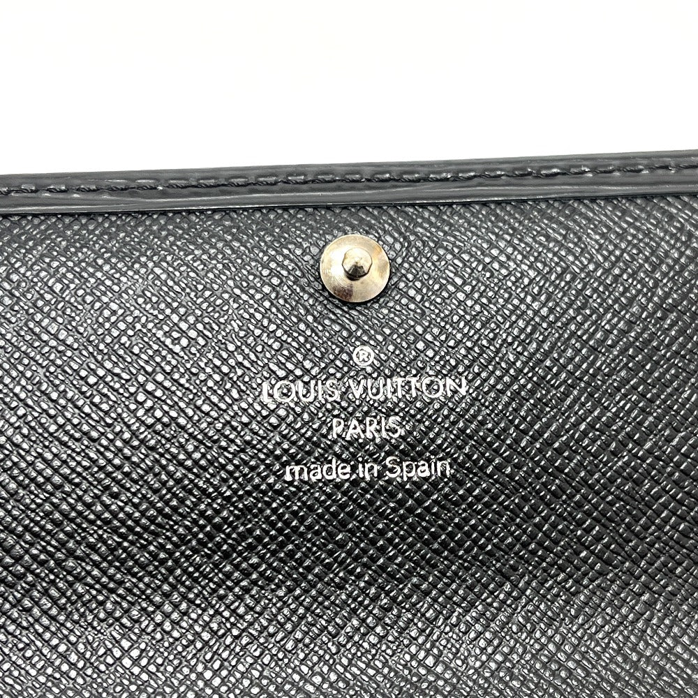 LOUIS VUITTON M63742 ポルトフォイユ サラ 2つ折り 財布 ウォレット 長財布 エピレザー レディース ブラック