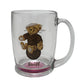 LOUIS VUITTON Teddy Bear Motif Bear Steiff x Monogram Collaboration Cups (Set of 2) Set of 2 glasses glass Glass clear Used