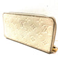 LOUIS VUITTON M93437 アンプラント ポルトフォイユ・スクレット ロン ラウンドファスナー 長財布 モノグラムアンプラントレザー レディース ネージュ ホワイト