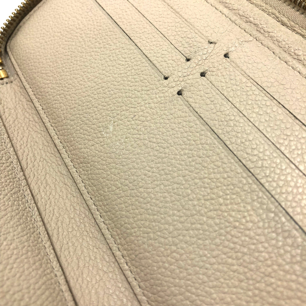 LOUIS VUITTON M93437 アンプラント ポルトフォイユ・スクレット ロン ラウンドファスナー 長財布 モノグラムアンプラントレザー レディース ネージュ ホワイト