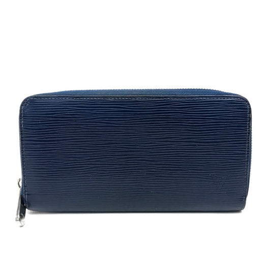 LOUIS VUITTON M60307 Epi Zippy Wallet, Round Zip Long Wallet, Epi Leather, Women's, Indigo Blue