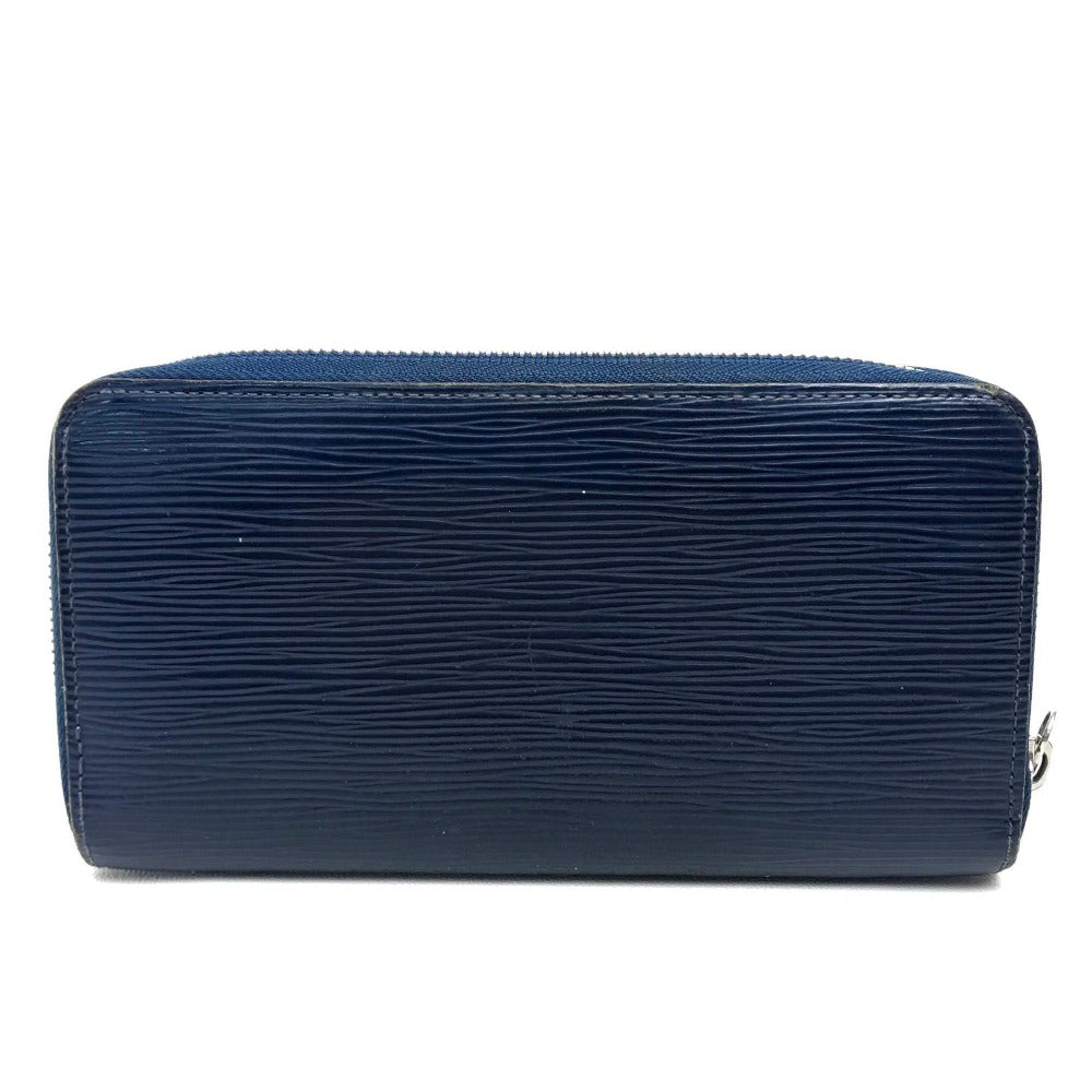 LOUIS VUITTON M60307 Epi Zippy Wallet, Round Zip Long Wallet, Epi Leather, Women's, Indigo Blue