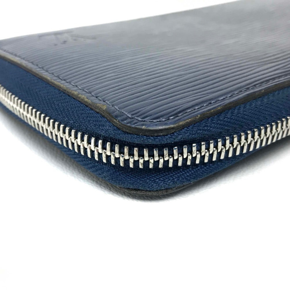 LOUIS VUITTON M60307 Epi Zippy Wallet, Round Zip Long Wallet, Epi Leather, Women's, Indigo Blue