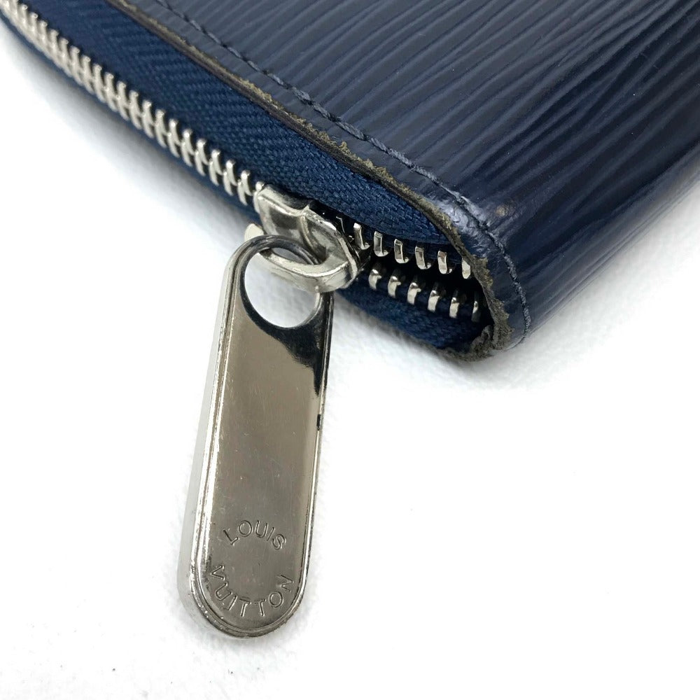 LOUIS VUITTON M60307 Epi Zippy Wallet, Round Zip Long Wallet, Epi Leather, Women's, Indigo Blue