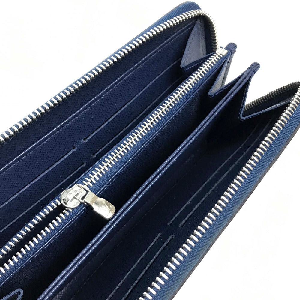LOUIS VUITTON M60307 Epi Zippy Wallet, Round Zip Long Wallet, Epi Leather, Women's, Indigo Blue