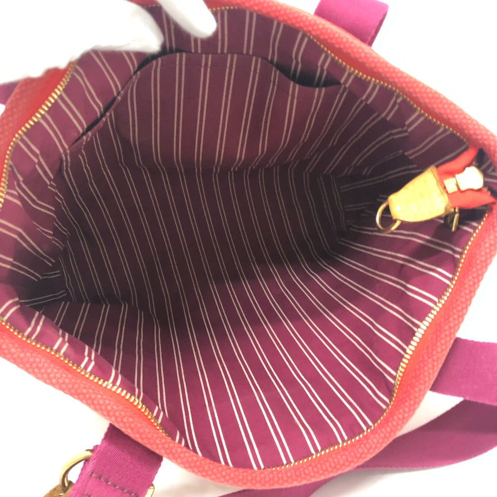 LOUIS VUITTON M40034 アンティグア カバMM トートバック カバン バック ハンドバック トートバッグ キャンバス レディース レッド - brandshop-reference