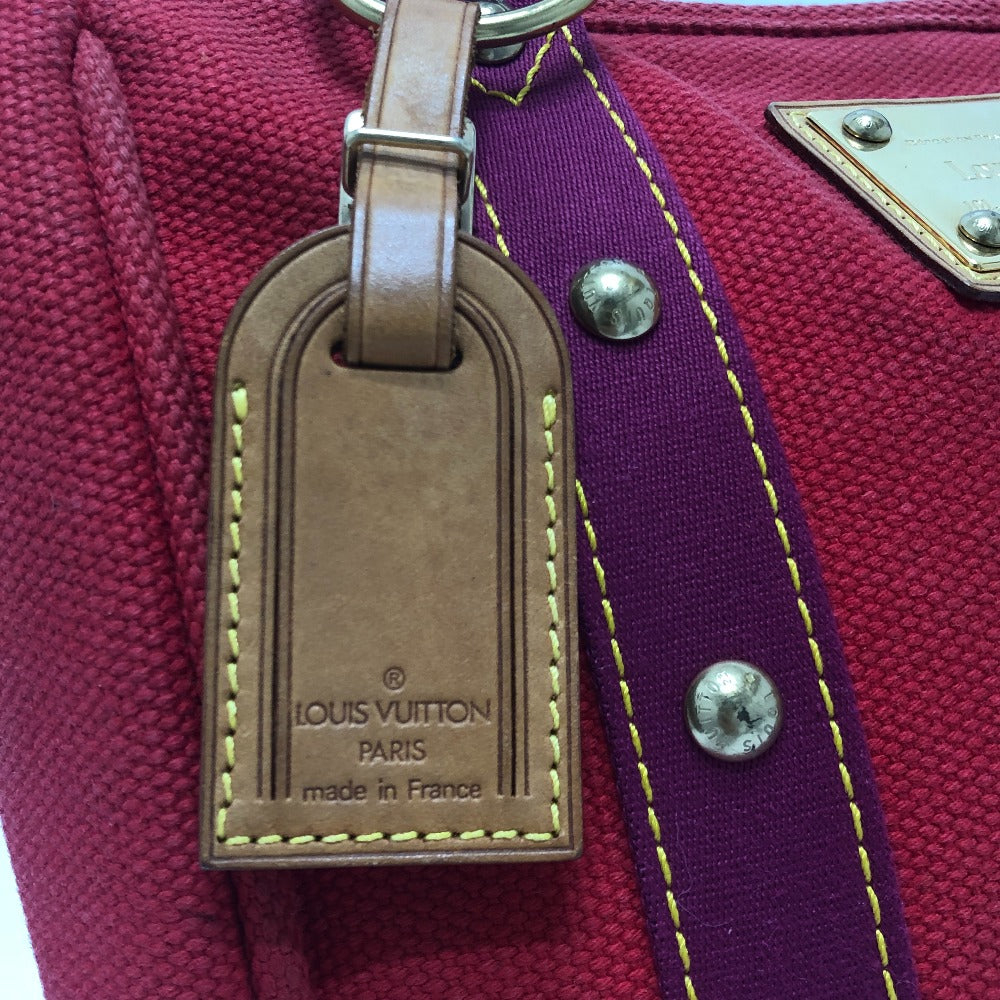 LOUIS VUITTON M40034 アンティグア カバMM トートバック カバン バック ハンドバック トートバッグ キャンバス レディース レッド - brandshop-reference