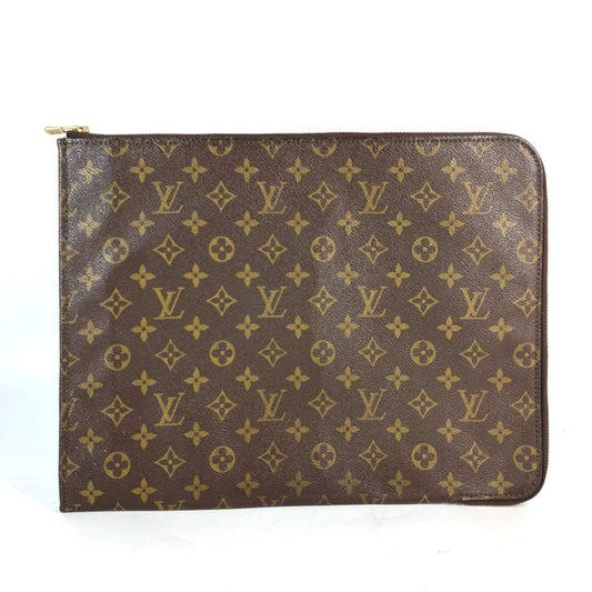 LOUIS VUITTON  M53456  モノグラム ポッシュ ドキュマン カバン L字ファスナー ポーチ 書類ケース クラッチバッグ モノグラムキャンバス メンズ