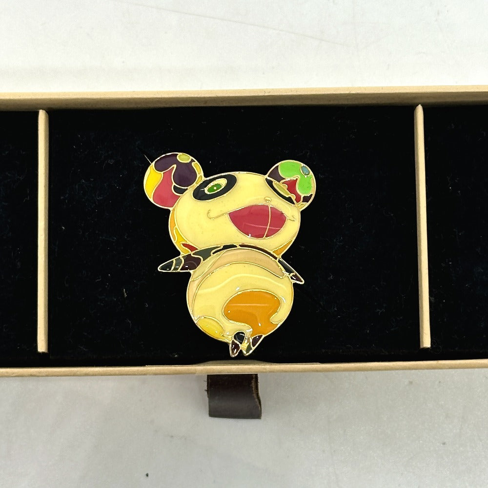 LOUIS VUITTON M92595 村上隆 パンダ オニオンヘッド フラワーハットマン ヘアピン 3点セット バレッタ メタル ユニセックス マルチカラー - brandshop-reference