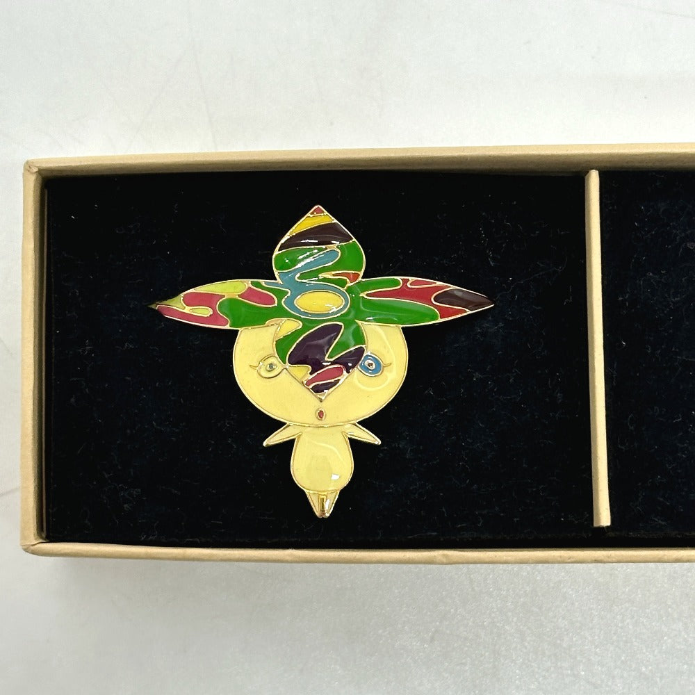 LOUIS VUITTON M92595 村上隆 パンダ オニオンヘッド フラワーハットマン ヘアピン 3点セット バレッタ メタル ユニセックス マルチカラー - brandshop-reference