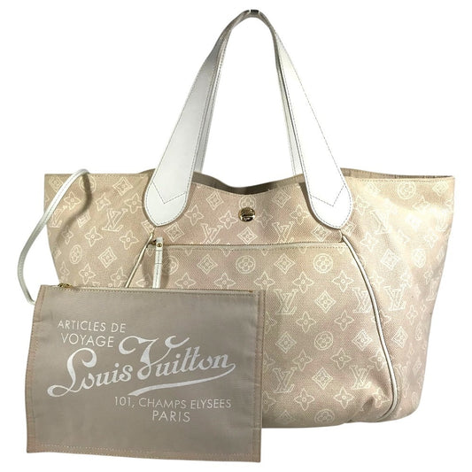 LOUIS VUITTON M95986 モノグラム ビーチライン カバイパネマGM カバイパネマ GM ポーチ付き ショルダーバッグ キャンバス/レザー レディース ピンクベージュ系