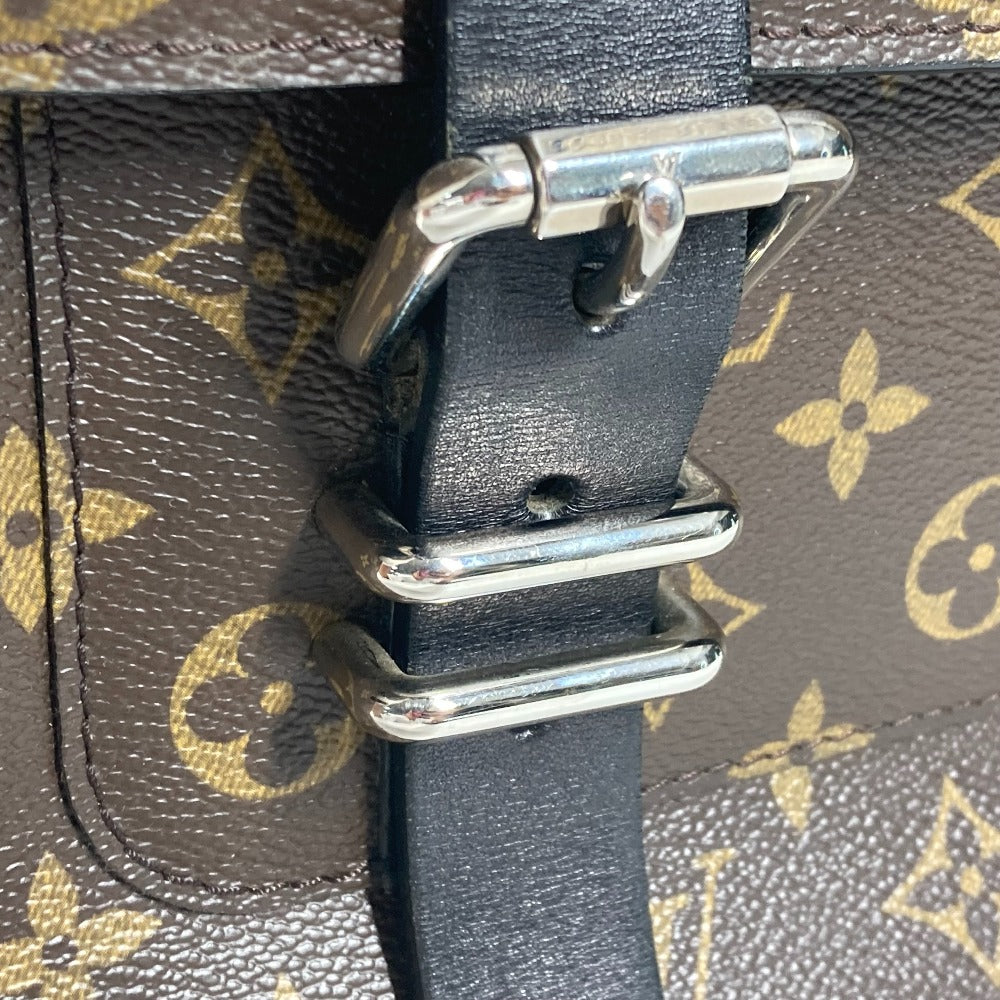 LOUIS VUITTON M92292 モノグラムマカサー ラリー ブリーフケース 書類バッグ トートバッグ カバン ビジネスバッグ モノグラムキャンバス メンズ ブラウン