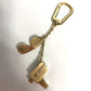 LOUIS VUITTON M65383 Porte-Clés Cannes Bag Charm Keychain Metal Men's Gold