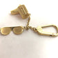 LOUIS VUITTON M65383 Porte-Clés Cannes Bag Charm Keychain Metal Men's Gold
