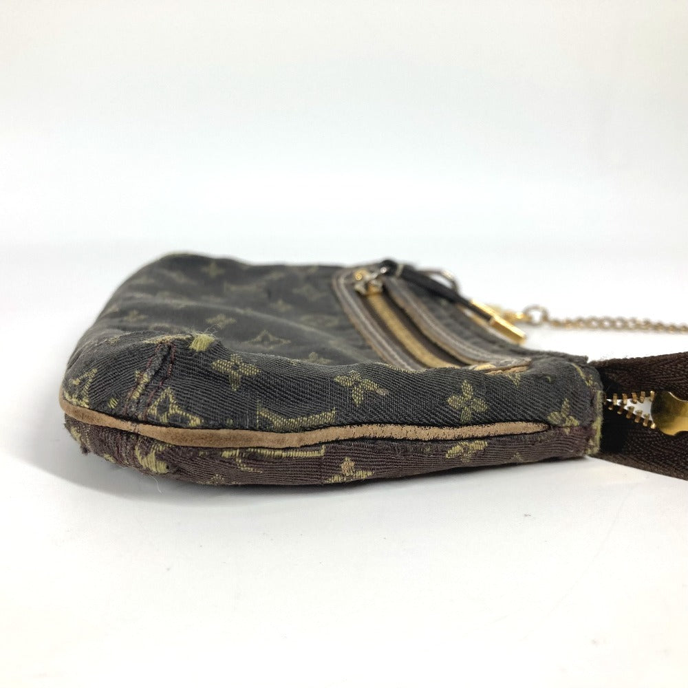 LOUIS VUITTON M62997 モノグラムミニ ミニ ポシェット アクセソワール ポーチ チェーン アクセサリーポーチ ハンドバッグ モノグラムミニキャンバス レディース フザン ブラウン - brandshop-reference
