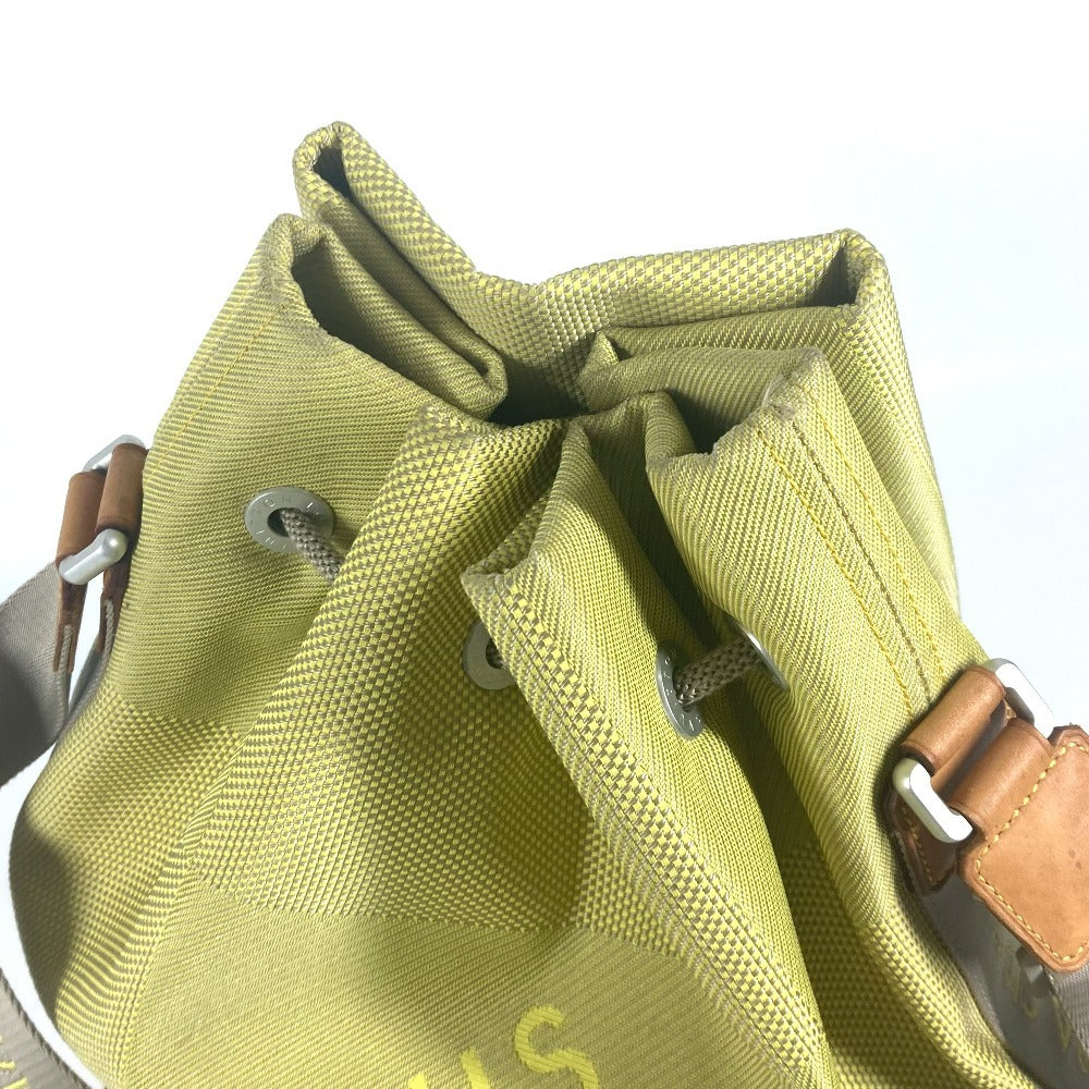 LOUIS VUITTON M80635 LVカップ ダミエ・ジェアン ボランティア 斜め掛け カバン 巾着 ショルダーバッグ ダミエジェアンキャンバス ユニセックス イエロー - brandshop-reference