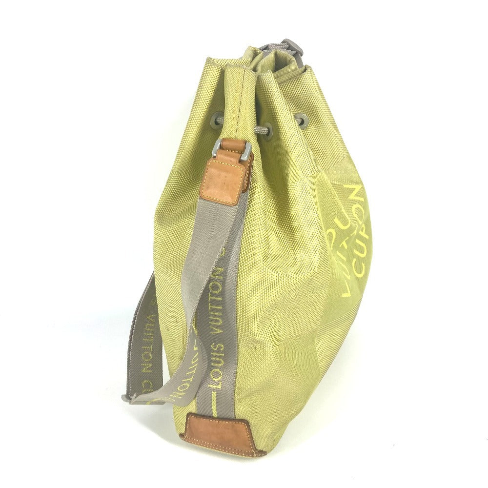 LOUIS VUITTON M80635 LVカップ ダミエ・ジェアン ボランティア 斜め掛け カバン 巾着 ショルダーバッグ ダミエジェアンキャンバス ユニセックス イエロー - brandshop-reference