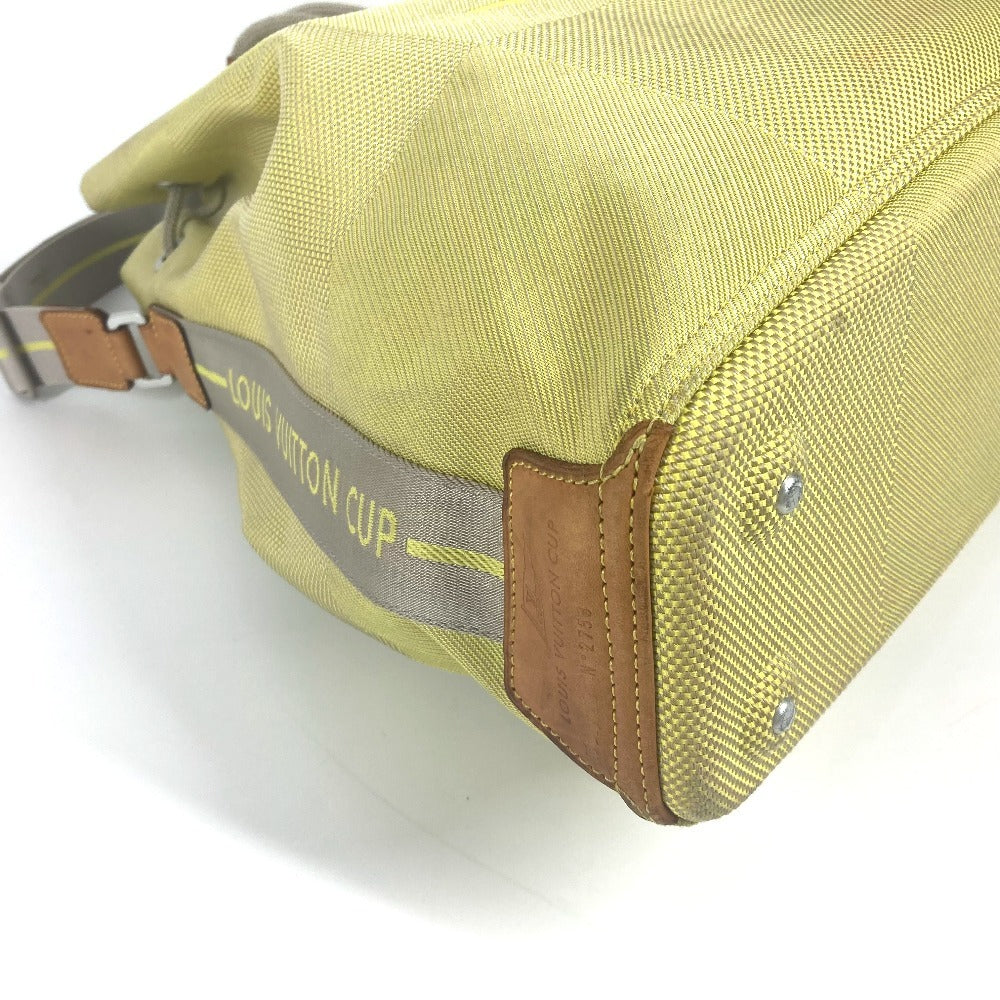 LOUIS VUITTON M80635 LVカップ ダミエ・ジェアン ボランティア 斜め掛け カバン 巾着 ショルダーバッグ ダミエジェアンキャンバス ユニセックス イエロー - brandshop-reference