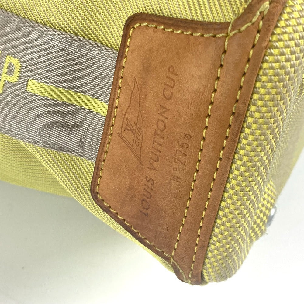 LOUIS VUITTON M80635 LVカップ ダミエ・ジェアン ボランティア 斜め掛け カバン 巾着 ショルダーバッグ ダミエジェアンキャンバス ユニセックス イエロー - brandshop-reference