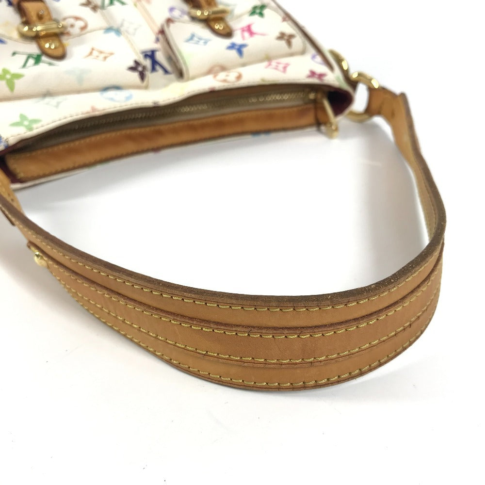 LOUIS VUITTON M40053 モノグラム マルチカラー ロッジＰＭ 肩掛け カバン ショルダーバッグ モノグラムマルチカラーキャンバス レディース ブロン ホワイト - brandshop-reference
