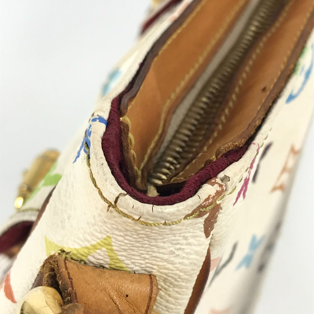 LOUIS VUITTON M40053 モノグラム マルチカラー ロッジＰＭ 肩掛け カバン ショルダーバッグ モノグラムマルチカラーキャンバス レディース ブロン ホワイト - brandshop-reference