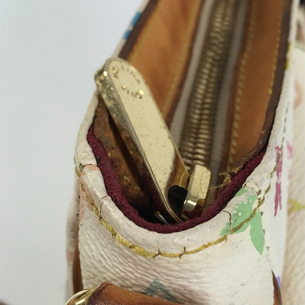 LOUIS VUITTON M40053 モノグラム マルチカラー ロッジＰＭ 肩掛け カバン ショルダーバッグ モノグラムマルチカラーキャンバス レディース ブロン ホワイト - brandshop-reference