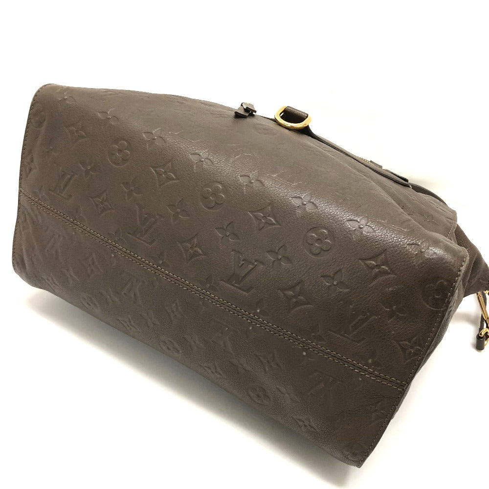 LOUIS VUITTON M43409 Monogram Empreinte Lumineuse PM Shoulder Bag/Handbag in Monogram Empreinte Leather, Ombre Brown
