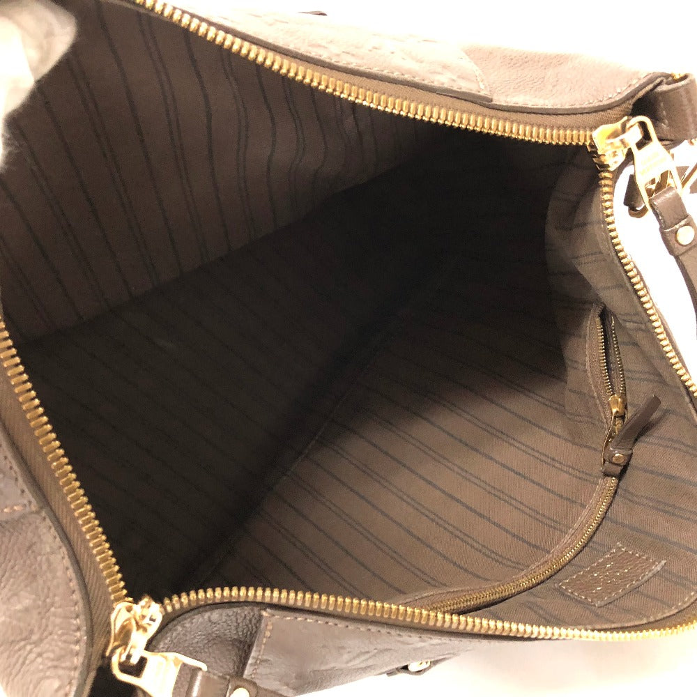 LOUIS VUITTON M43409 Monogram Empreinte Lumineuse PM Shoulder Bag/Handbag in Monogram Empreinte Leather, Ombre Brown