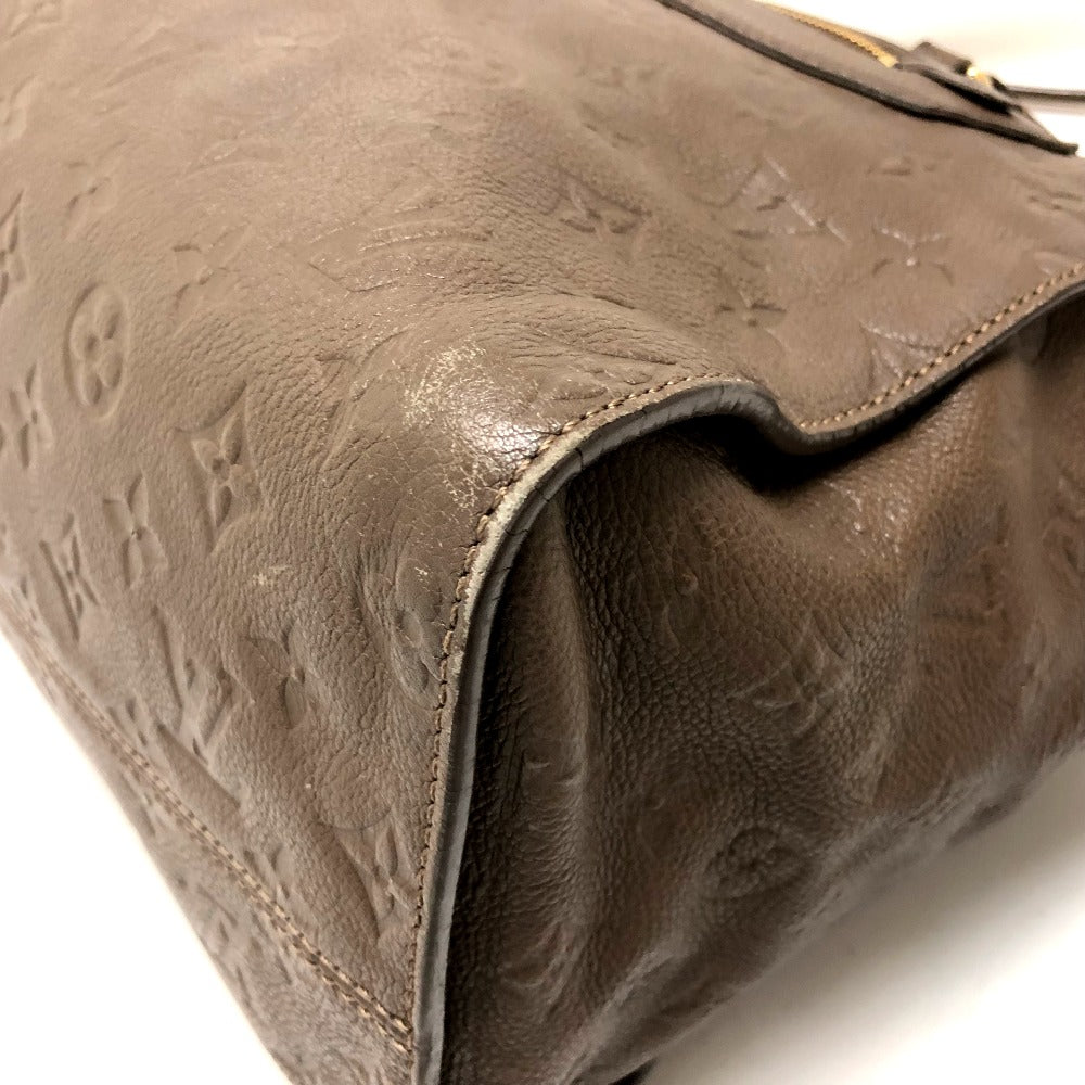 LOUIS VUITTON M43409 Monogram Empreinte Lumineuse PM Shoulder Bag/Handbag in Monogram Empreinte Leather, Ombre Brown