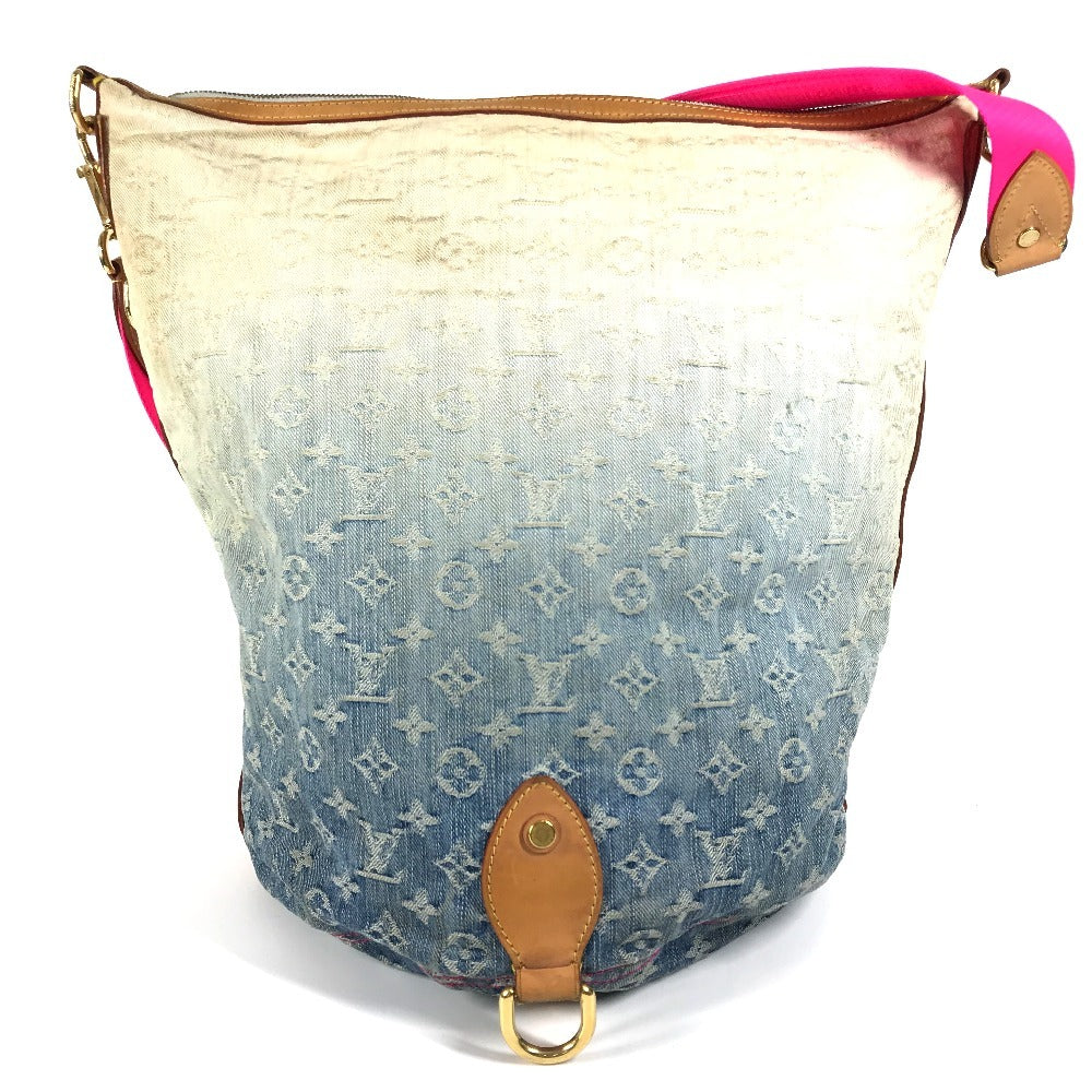LOUIS VUITTON M93184 モノグラムデニム グラデーション サンバーストPM カバン 斜め掛け ショルダーバッグ モノグラムデニム レディース ブルー