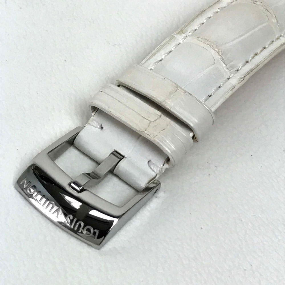 LOUIS VUITTON Q221J マジックスピーディ クオーツ 腕時計 SS レディース シルバー