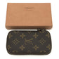 Louis Vuitton M62610 POCHETTE 6 CLEAT MONOGRAM Pusingan 6 Pemegang Kunci Kunci Kes Kunci Monogram Kanvas Wanita Coklat