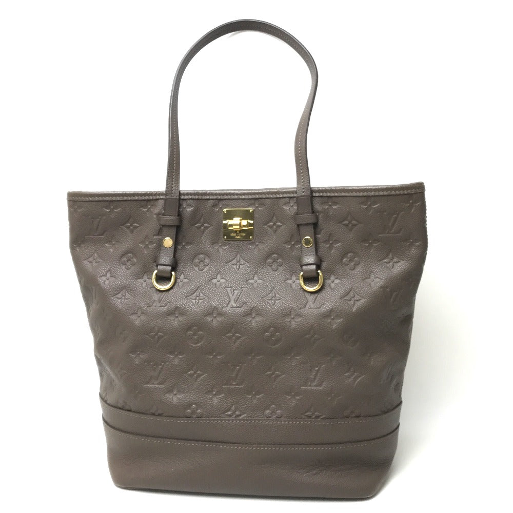 LOUIS VUITTON M40516 モノグラムアンプラント シタディンPM トートバッグ モノグラムアンプラントレザー レディース オンブル ブラウン