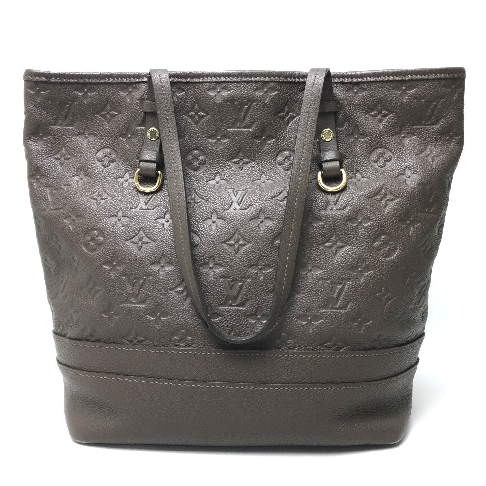 LOUIS VUITTON M40516 モノグラムアンプラント シタディンPM トートバッグ モノグラムアンプラントレザー レディース オンブル ブラウン