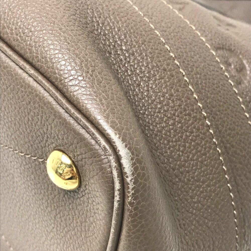 LOUIS VUITTON M40516 モノグラムアンプラント シタディンPM トートバッグ モノグラムアンプラントレザー レディース オンブル ブラウン