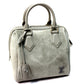 LOUIS VUITTON M48906 2013 Illusion Line Speedy Cube PM Women's Handbag in Suede and Grease Gray