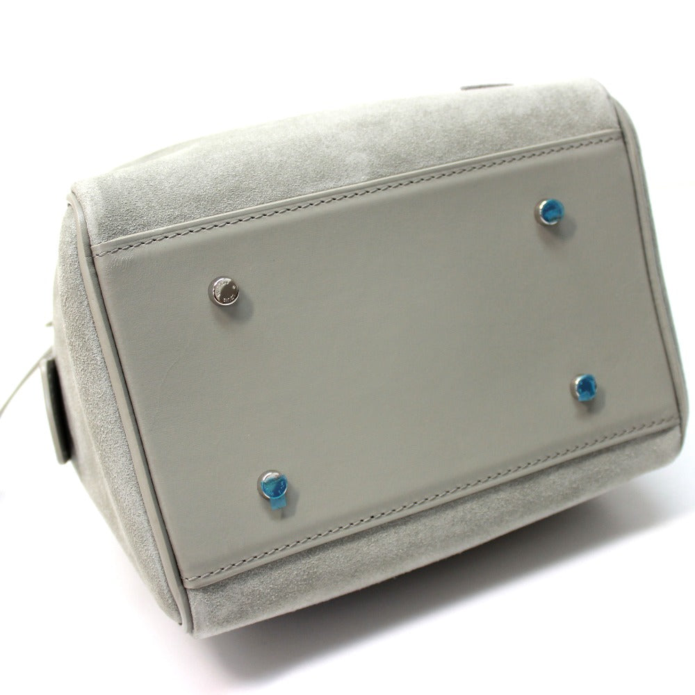 LOUIS VUITTON M48906 2013 Illusion Line Speedy Cube PM Women's Handbag in Suede and Grease Gray