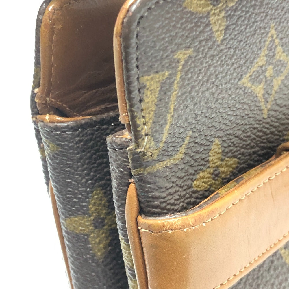 LOUIS VUITTON 型番不明 USA model Belt motif Vintage bag Monogram Hand Bag MonogramCanvas Brown Used