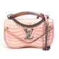 LOUIS VUITTON M51944 斜め掛け ニューウェーブ チェーンバッグ MM 2WAY ハンドバッグ ショルダーバッグ レザー レディース ピンク