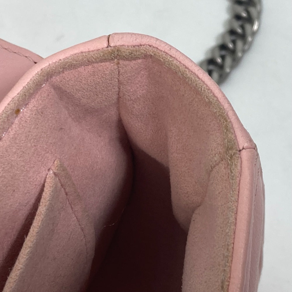 LOUIS VUITTON M51944 斜め掛け ニューウェーブ チェーンバッグ MM 2WAY ハンドバッグ ショルダーバッグ レザー レディース ピンク