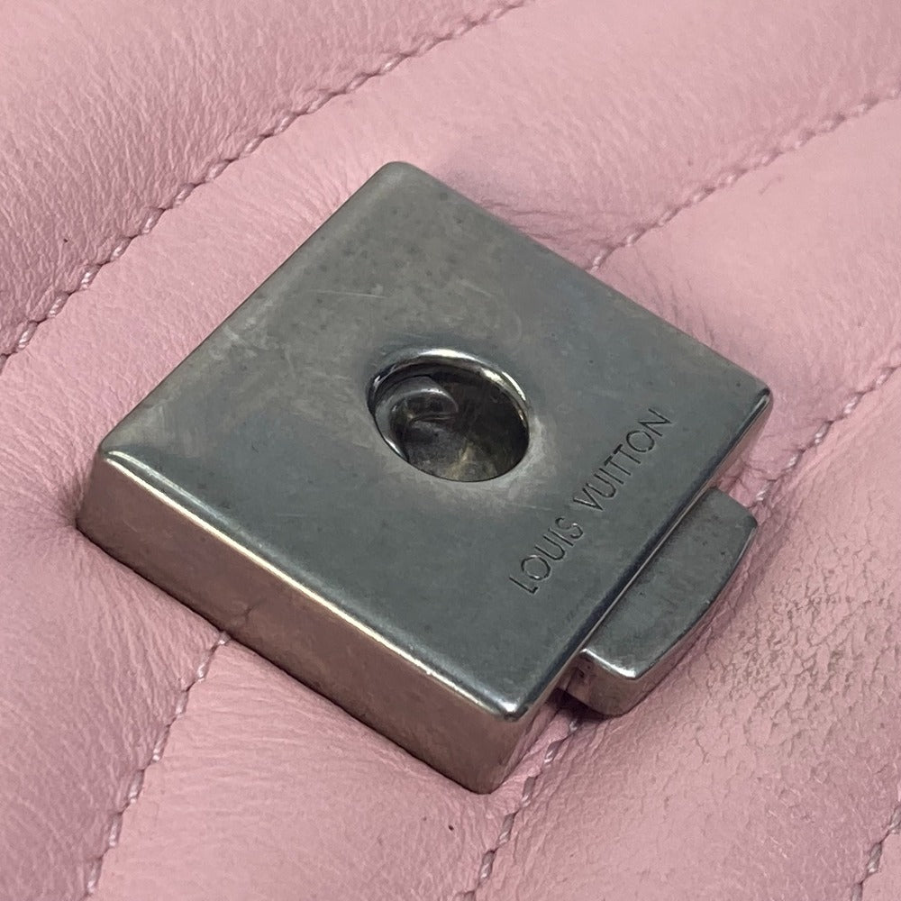 LOUIS VUITTON M51944 斜め掛け ニューウェーブ チェーンバッグ MM 2WAY ハンドバッグ ショルダーバッグ レザー レディース ピンク