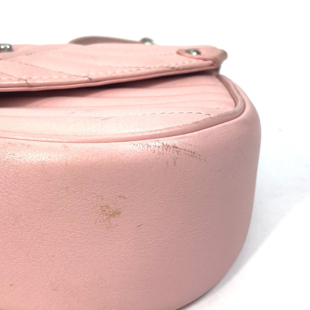 LOUIS VUITTON M51944 斜め掛け ニューウェーブ チェーンバッグ MM 2WAY ハンドバッグ ショルダーバッグ レザー レディース ピンク